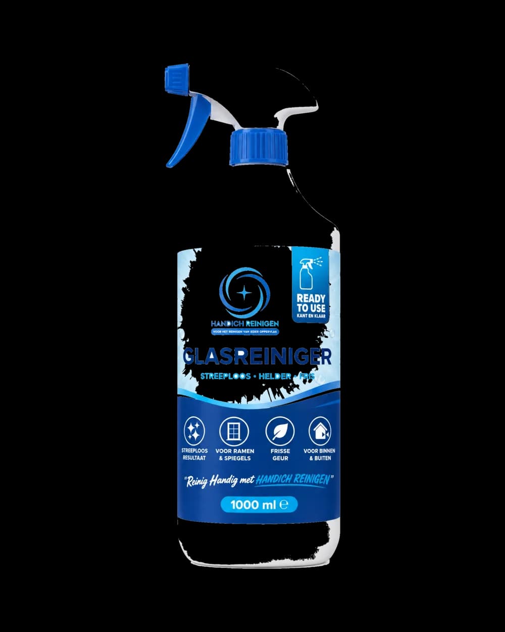 Handich Reinigen Glasreiniger, sprayfles van 1000 ml